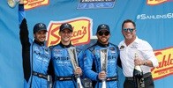 Acura Meyer Shank Racing #86 team take the podium