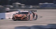 Acura NSX GT3 drivers side racing 