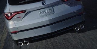 Acura MDX Type S Advance Rear exhaust detail