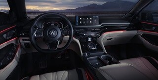 Acura MDX Type S Advance interior detail