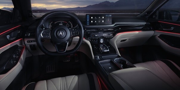 Acura MDX Type S Advance interior detail