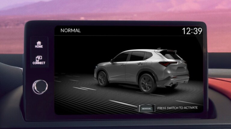 Acura 2025 ADX Center Display with Normal mode on