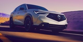 Acura 2025 ADX front view showing the driving experience