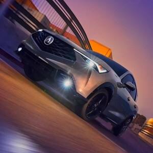 Acura 2025 ADX A-Spec Package in Urban Gray Pearl with Acura Genuine Accessories the LED fog lights