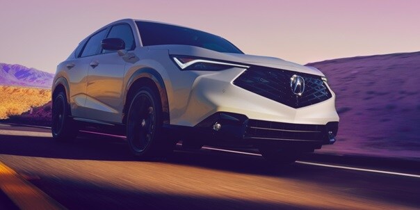 Acura 2025 ADX front view showing the driving experience