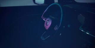 Acura 2025 ADX with the flat-bottom steering wheel 