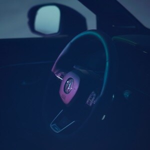 Acura 2025 ADX with the flat-bottom steering wheel 