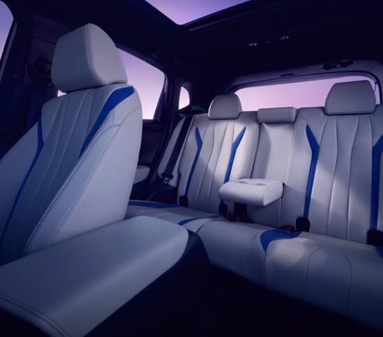 Acura 2025 ADX front passenger seat view and rear seats