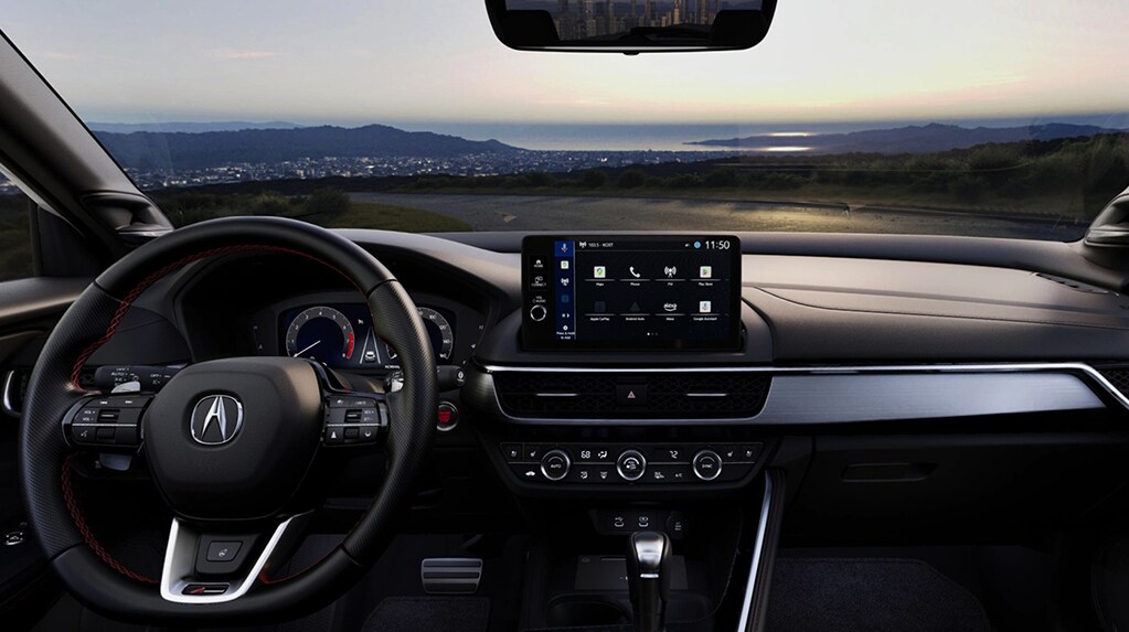 Acura 2024 ADX interior in Ebony