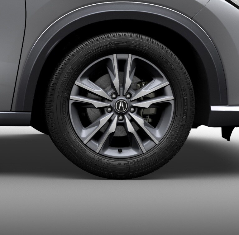 2026 Acura ADX with 18-in Pewter Gray w/Machine-finish Alloy.