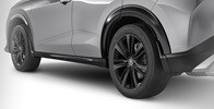 2026 Acura ADX shown in Platinum White Pearl featuring the Splash Guard Set accessory.