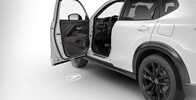 2026 Acura ADX Interior featuring the Logo Pattern Projector accessory.