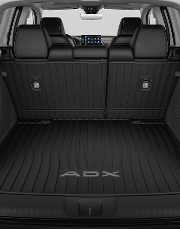 2026 Acura ADX Interior featuring the Cargo Tray accessory.