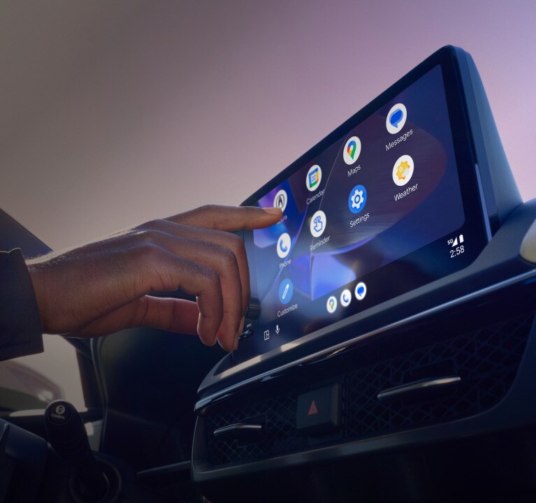 2026 Acura ADX A-Spec with Advance Package and Orchid Interior, featuring wireless Android Auto™ compatibility.