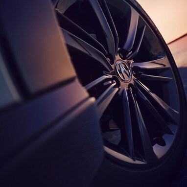 2026 Acura ADX A-Spec shown in Urban Gray Pearl, showing a detail of the rim.