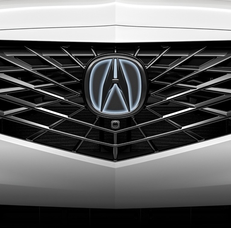 2026 Acura ADX A‑Spec featuring Illuminated Front Emblem accessory. 2026 Acura ADX A‑Spec featuring Illuminated Front Emblem accessory.