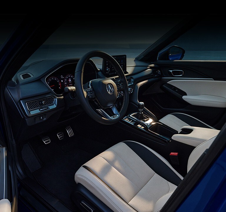 2025 Integra interior cabin from driver side in orchid