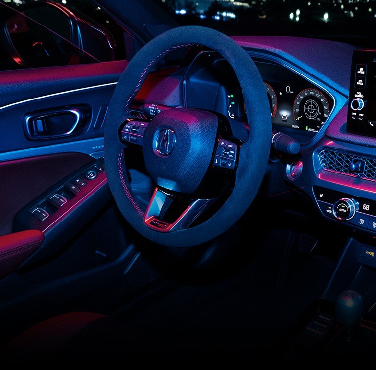 2025 Acura INTEGRA Type S  Accessories Alcantara Steering Wheel