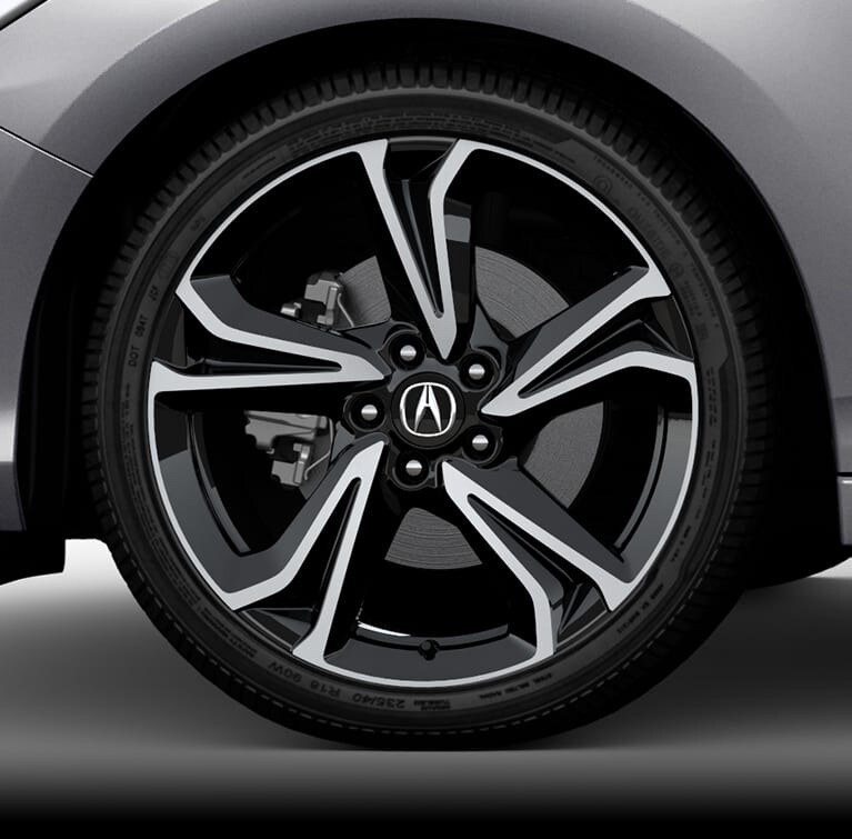 2026 Acura Integra featuring 19-in Glint Black Accessory.