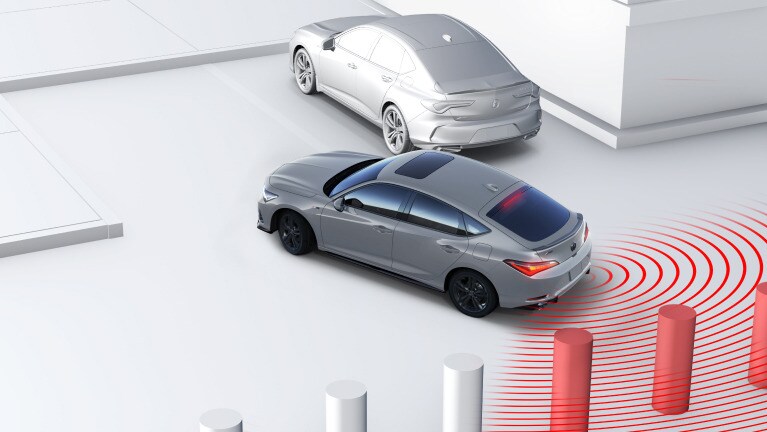 2026 Acura Integra featuring the Low-Speed Braking Control.