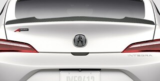 2026 Acura Integra Gloss Black Emblems accessory.