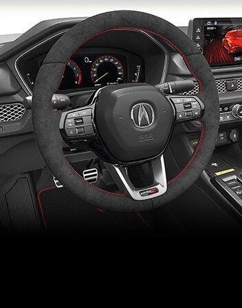 2026 Acura Integra Type S Alcantara Steering Wheel accessory.