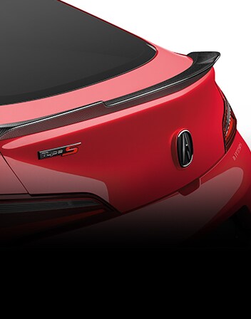 2026 Acura Integra Type S Carbon Fiber Tailgate Spoiler accessory.