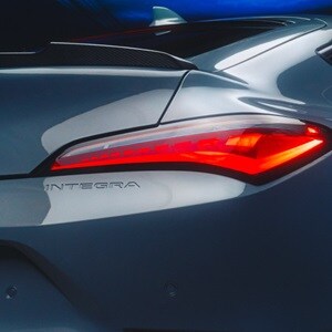 2026 Acura Integra tailight detail.