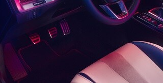 2026 Acura Integra interior cabin from driver side in orchid.