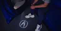 2026 Acura Integra with the Logo Pattern Projector detail.