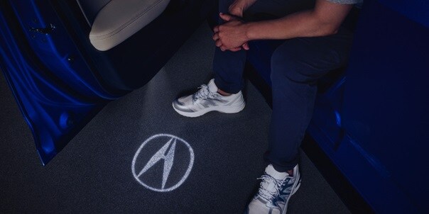 2026 Acura Integra with the Logo Pattern Projector detail.