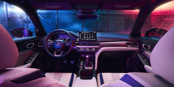2026 Acura Integra A-Spec with Technology Packages and Orchid Interior.