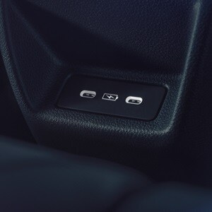 2026 Acura Integra with the rear USB ports.