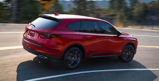 2022 Acura MDX double-wishbone front suspension