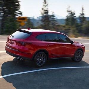 2022 Acura MDX double-wishbone front suspension