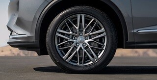 2022 Acura MDX larger and wider 20 in wheels