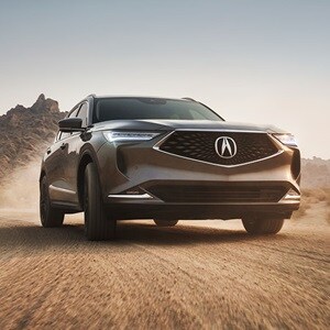 2022 Acura MDX double-wishbone front suspension