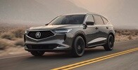 2022 Acura MDX impressive front fascia with Chicane LED DRLs