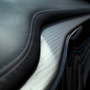 2022 Acura MDX open-pore Dark Gray wood