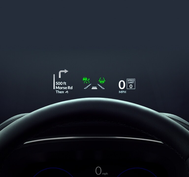 2026 Acura MDX Head-Up Display close up