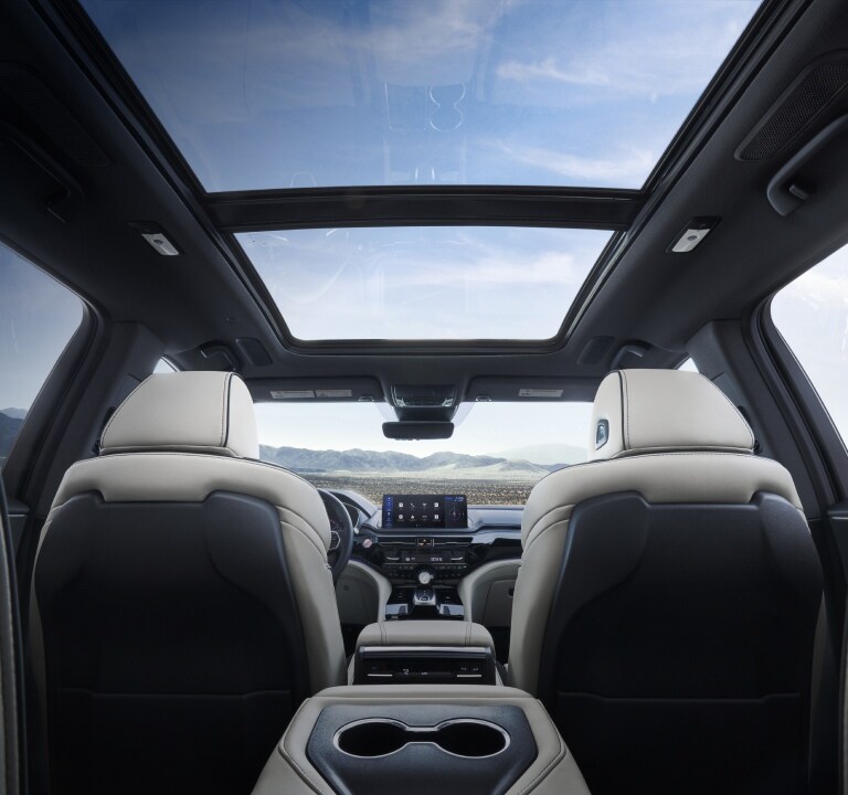 2026 Acura MDX with the wide panoramic moonroof