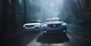 2026 Acura MDX on the road with the Acura MDX A-Spec® and Type S Advance Packages