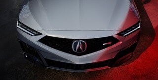 2026 Acura MDX Type S Advance in Urban Gray Pearl top front view