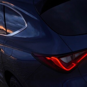 2026 Acura MDX with Chicane™ LED taillights a rear view