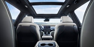 2026 Acura MDX with the wide panoramic moonroof