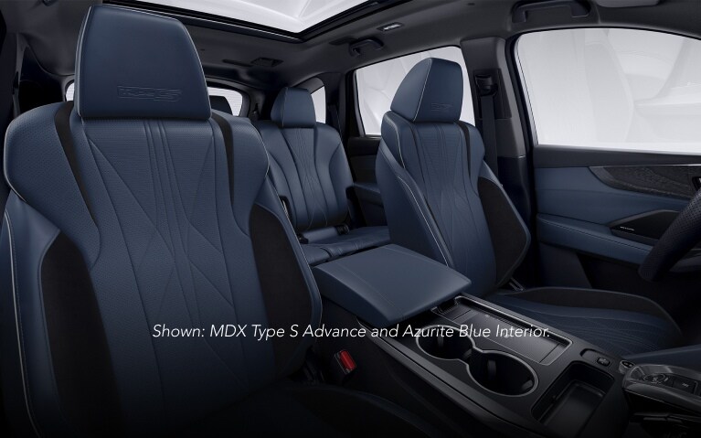 2026 Acura MDX Type S Advance and Azurite Blue Interior