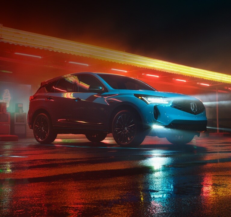 2025 RDX A-Spec with Gloss black accents and multi-spoke 20-in Shark Gray alloy wheels  